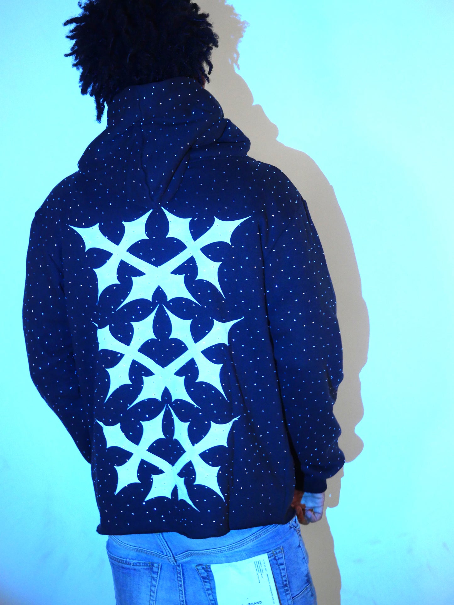 Rhinestone Mouth Hoodie