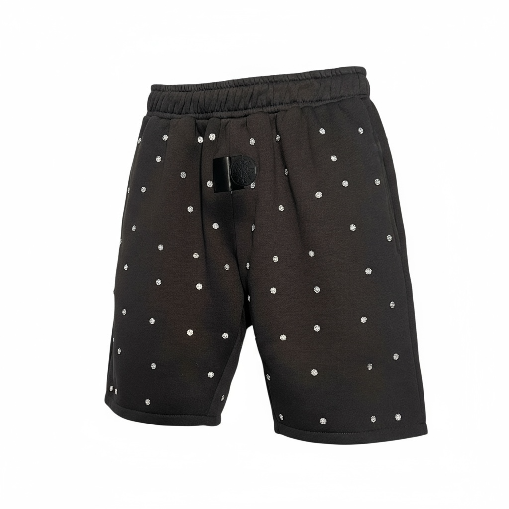 Happi Flower Rhinestone Shorts