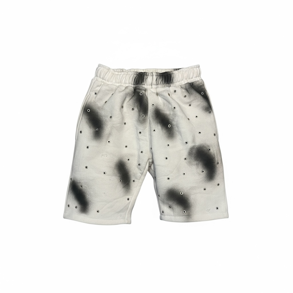 Happi Flower Rhinestone Shorts