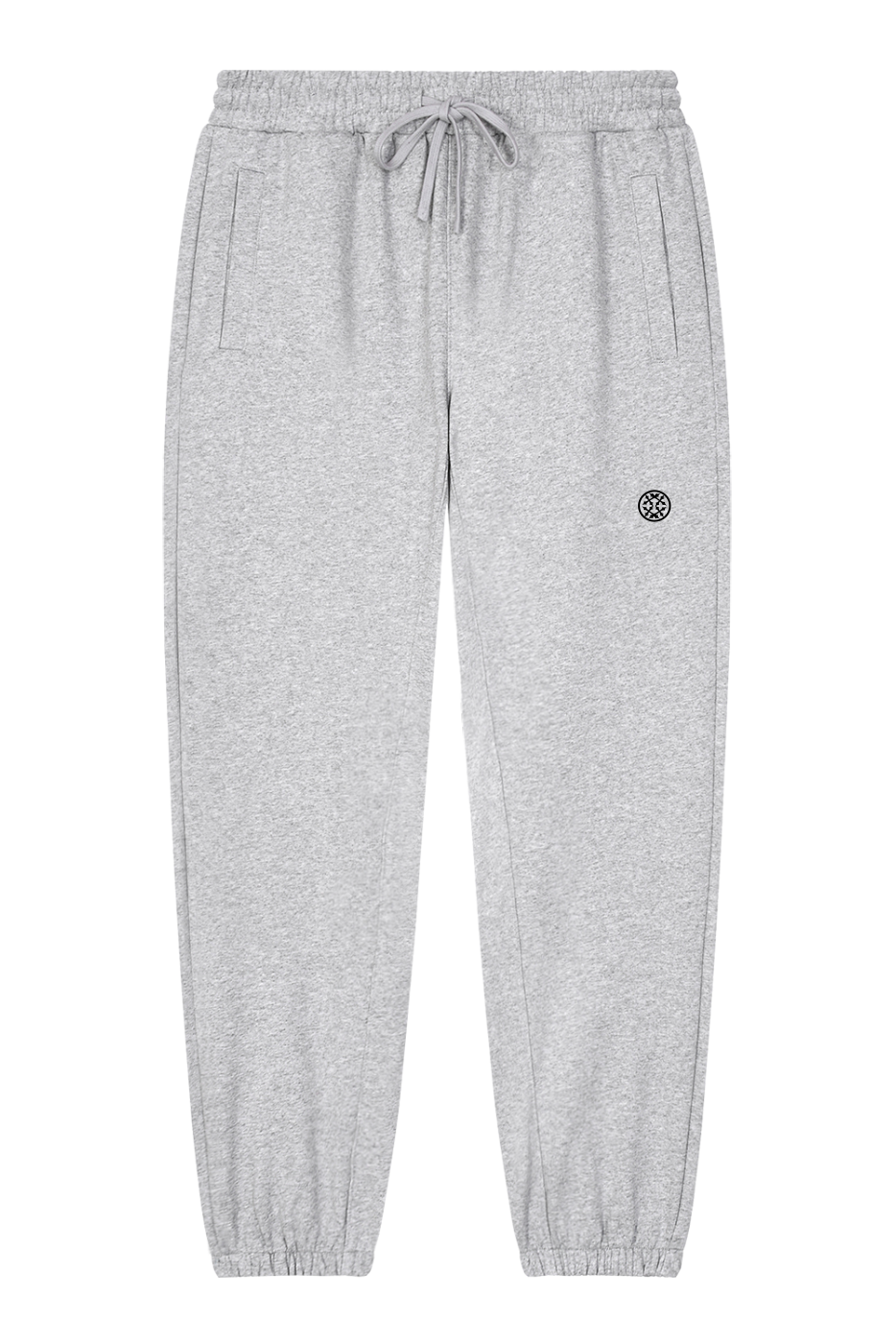 Happi Gray Unisex Loose Fit Tapered Joggers