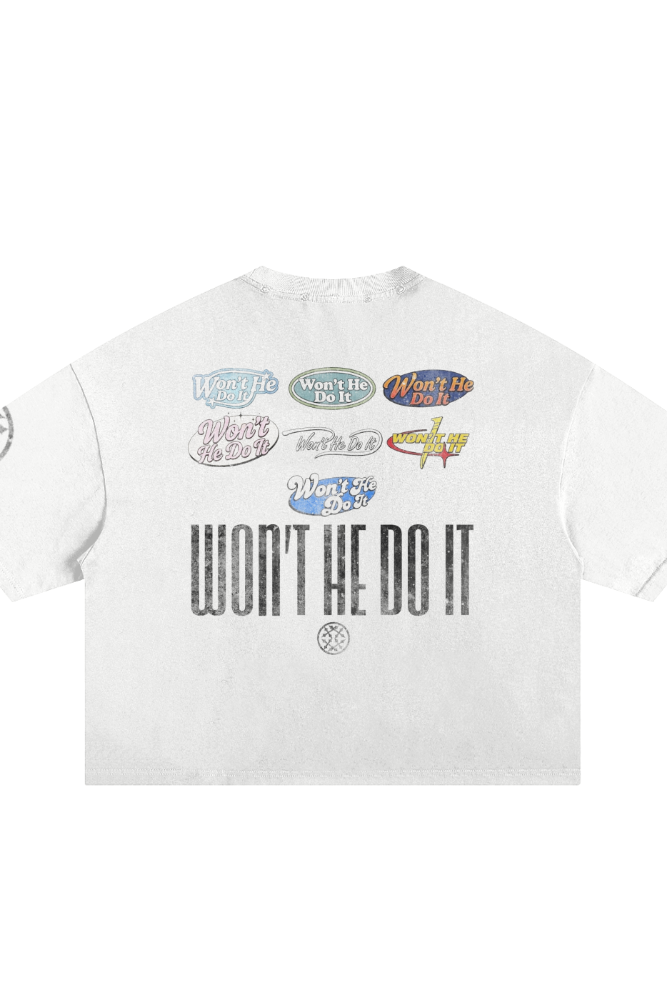 Happi Won't He Do It Classic Frayed Boxy Tee