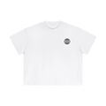 White Happi Cotton Boxy Quote T-Shirt