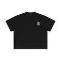 Black Happi Cotton Boxy Quote T-Shirt