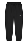 Happi Balck Unisex Loose Fit Tapered Joggers
