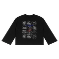 Happi Mouth Unisex Waffle Raw Edge T-Shirt