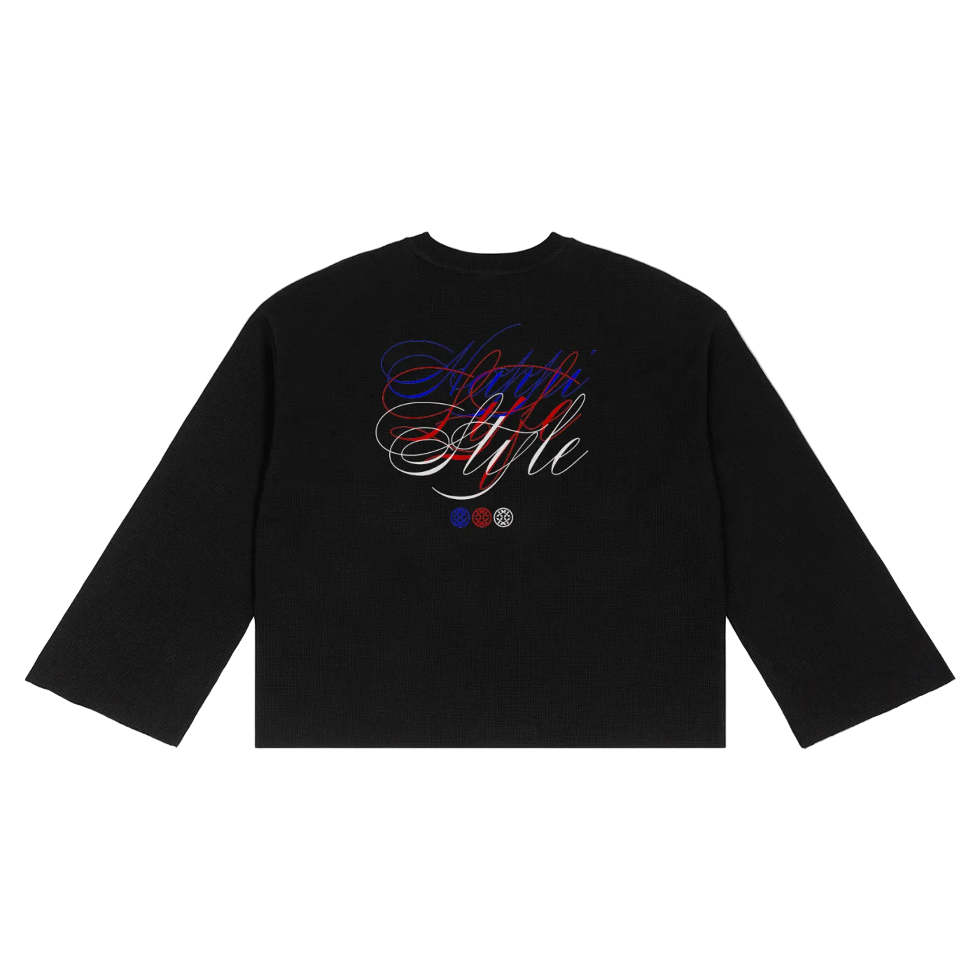 Happi Mouth Unisex Waffle Raw Edge T-Shirt