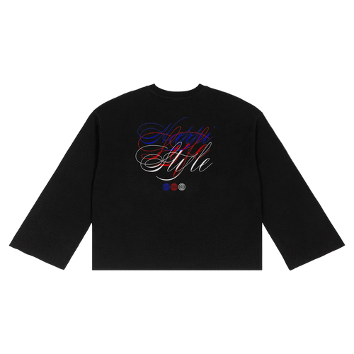 Happi Mouth Unisex Waffle Raw Edge T-Shirt